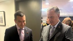 El regalo vinculado a Peñarol que el presidente Orsi le hizo a su par ecuatoriano Daniel Noboa