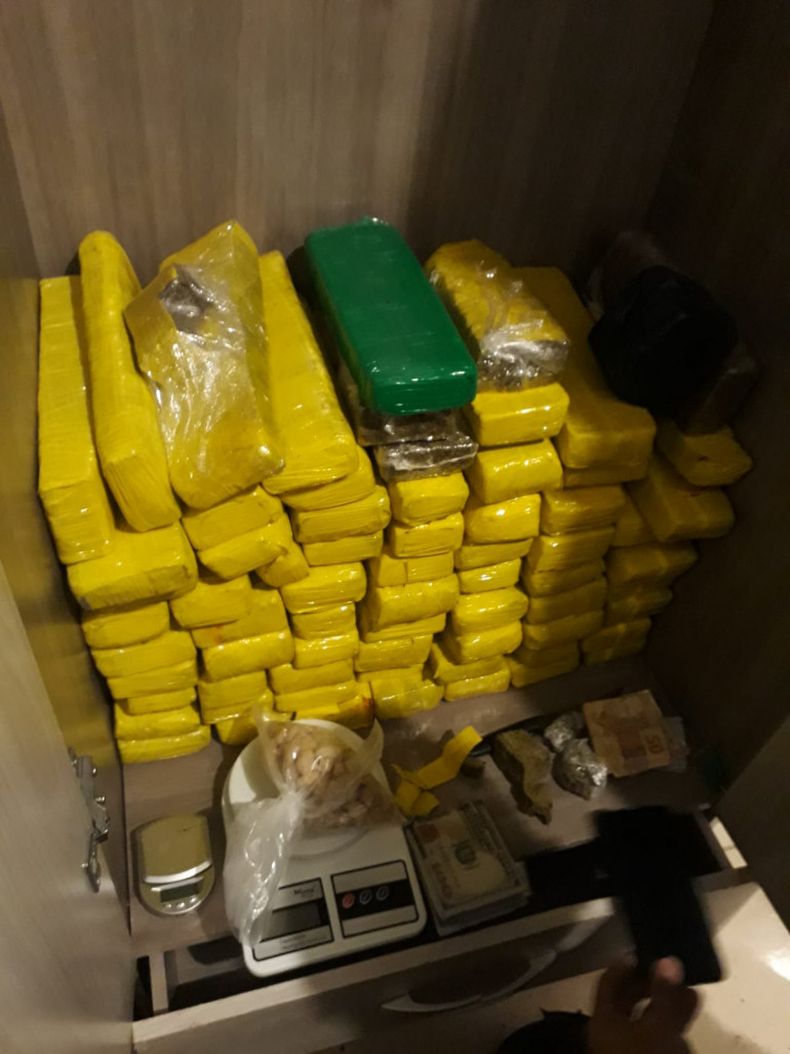 Incautaron 138 kilos de marihuana en tres procedimientos en Rivera