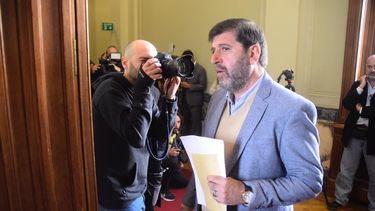 El presidente del Frente Amplio, Fernando Pereira.