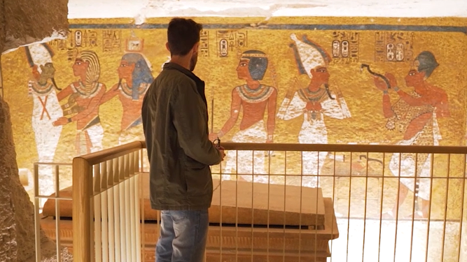 Expedición Egipto: Telenoche en la tumba de Tutankamón.