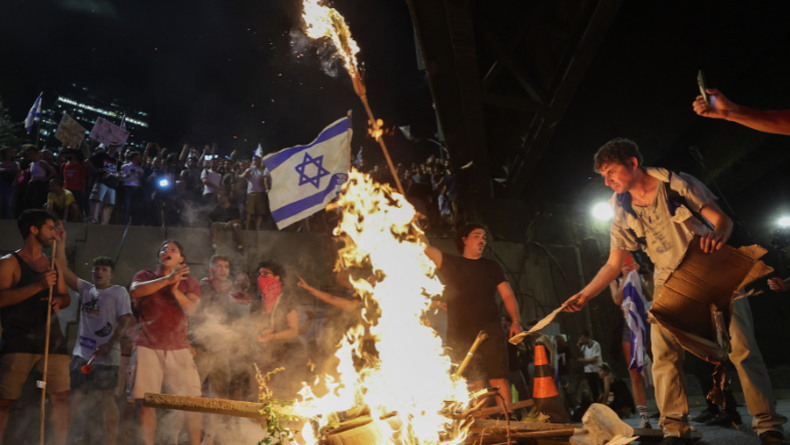 Protesta en Israel.