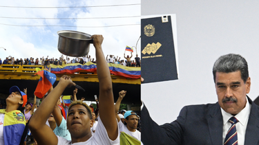 Protestas en Venezuela y Maduro proclamado.