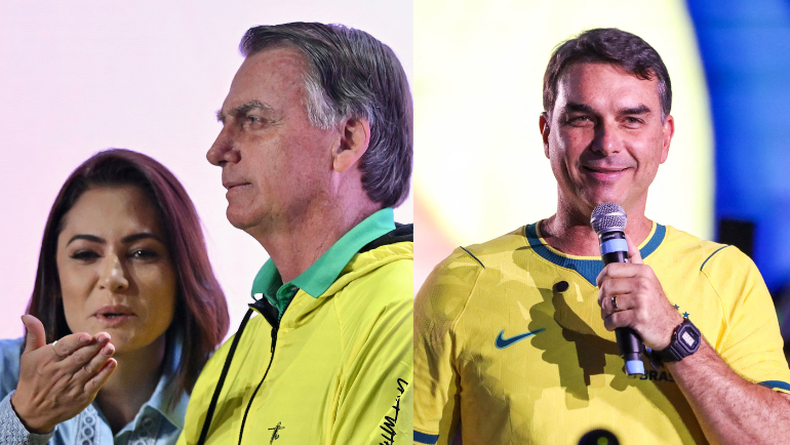 Jair Bolsonaro pidió respaldar la candidatura presidencial de su hijo Flávio en medio de la disputa de este con su madrastra