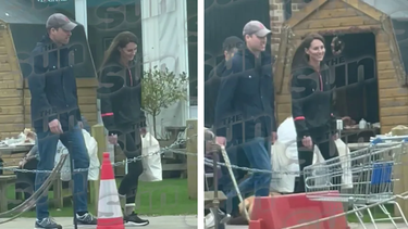 El medio “The Sun” publicó un video en el que se ve a Kate Middleton junto al príncipe William.