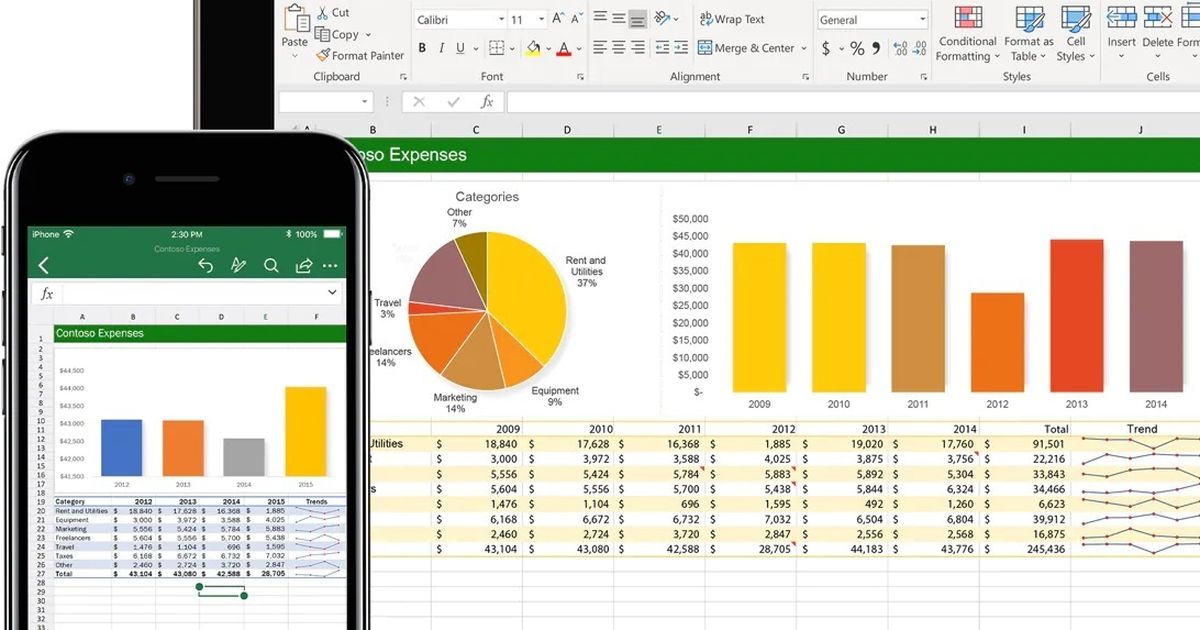 Microsoft Excel incluye sugerencias de fórmulas