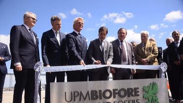 Luis Lacalle Pou inauguró terminal de UPM en el Puerto