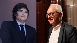 Presidente Javier Milei y Canciller Mario Lubetkin.