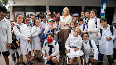 Carolina Cosse inauguró obras de accesibilidad en Municipio D