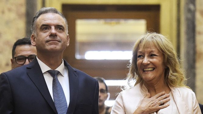 Yamanú Orsi y Carolina Cosse&nbsp;