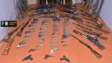 Operación Ares desarticuló una banda dedicada a la venta de armas y contrabando de cigarrillos en Rivera