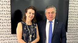 El ministro de Relaciones Exteriores, Omar Paganini, y su par de Argentina, Diana Mondino, mantuvieron un encuentro bilateral en Asunción.