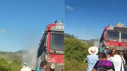 El tren que conecta Rivera y Tacuarembó se incendió: pasajeros debieron caminar por las vías