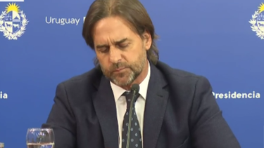 Lacalle Pou habló del policía asesinado.&nbsp;