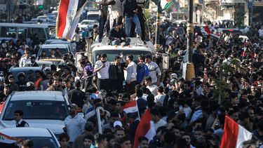 Celebraciones por clasificación al Mundial en Irak. Celebraciones por clasificación al Mundial en Irak.