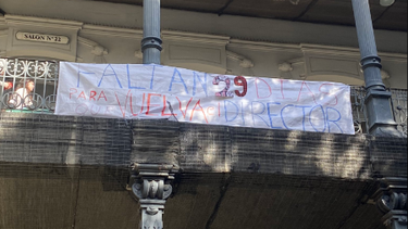 Los estudiantes contaban los días para que el director del IAVA, separado del cargo, fuera restituido.&nbsp;