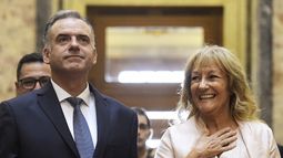 Yamanú Orsi y Carolina Cosse&nbsp;