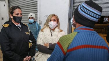 Argimón participó en operativo para llevar personas a refugios