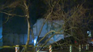 Se registró un derrumbe en una obra en construcción del Centro