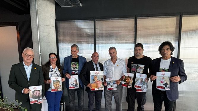 Yamandú Orsi y Mario Lubetkin recibieron a delegación de familiares de secuestrados por Hamás