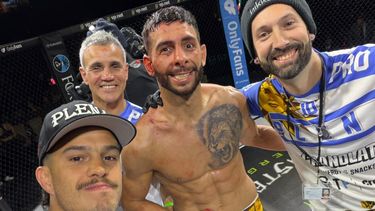 el uruguayo gustavo plena pintos brillo en su debut en ee.uu. y estiro su invicto en mma