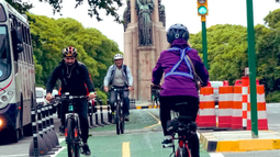 Ciclovía: aumentó el tránsito y bajó la siniestralidad en 18 de Julio