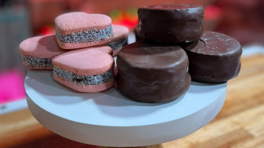 Noelia Carnales nos enseñó a hacer alfajores virales de sal marina