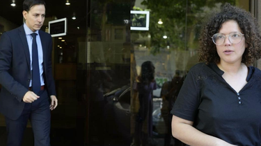 &nbsp;Martina Casás y su abogado Juan Raúl Wiliman se presentaron en el Juzgado de Familia.