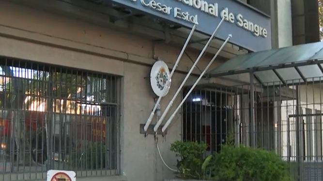 Se perdió parte importante de sangre tras el incendio.