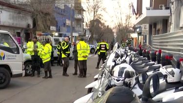 Inspectores de tránsito realizan paro en Canelones.