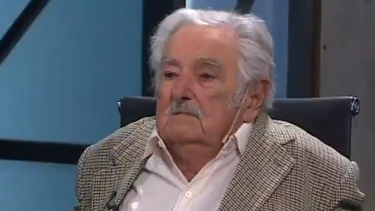 El expresidente José Mujica en Santo y Seña.