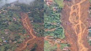 Alud en Colombia.