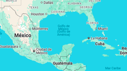 Golfo de México / América en Google Maps.