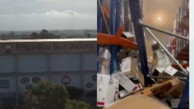 Siniestro laboral en frigorífico.