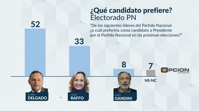 ¿Qué candidato prefiere? Electorado PN.