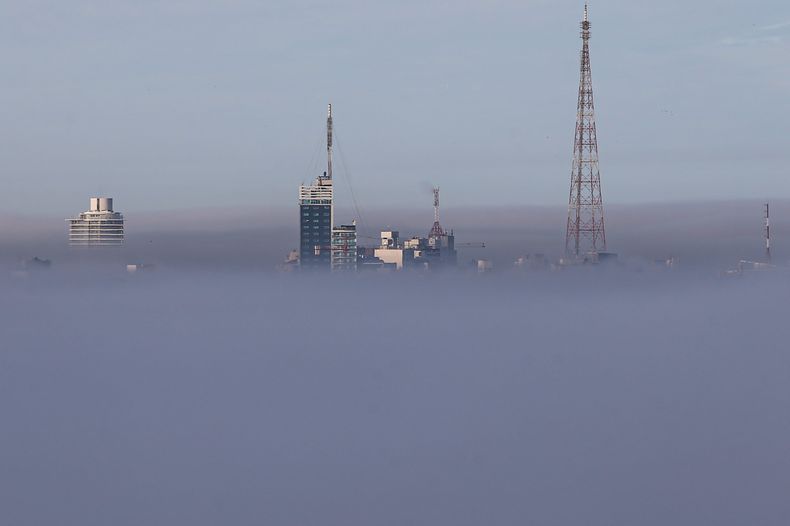 Así amaneció Montevideo