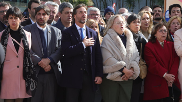 Autoridades presentes en acto por la Batalla de las Piedras.&nbsp;
