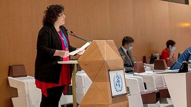 La ministra de Salud argentina, Carla Vizzotti.