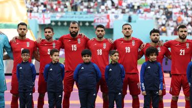 Irán no cantó su himno en el debut ante Inglaterra por el Grupo B del Mundial de Qatar 2022.