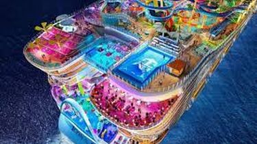 Todo pronto para el viaje del crucero más grande del mundo