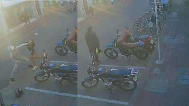 Policía baleado en Santa Lucía.