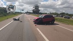 Motociclista murió tras impacto frontal con un auto en ruta 9