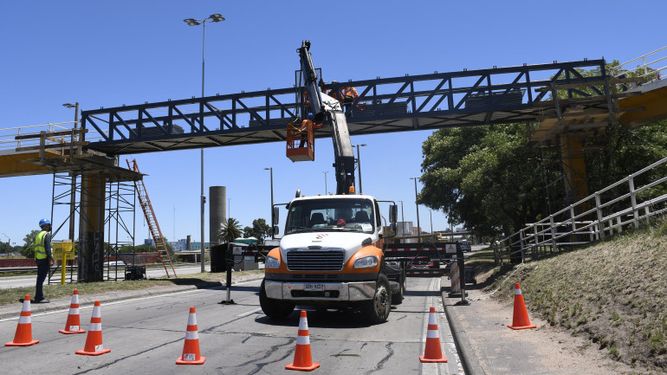 Instalaron puente aéreo donde ocurrió la tragedia de los accesos
