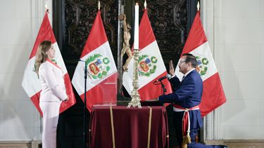 Juramento en el nuevo gabinete de Perú.