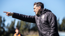 El entrenador celeste Diego Alonso.