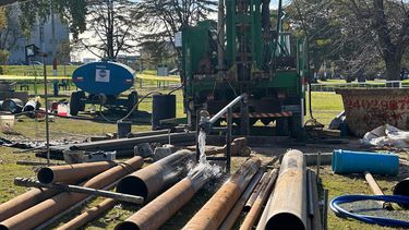 OSE trabaja en una quinta perforación en Parque Batlle.