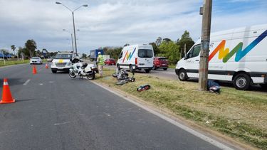 Un motociclista de 30 años falleció tras despistar en Ruta 8