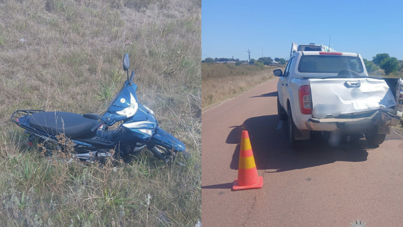 Dos muertos en Canelones tras siniestro originado por tanques de miel que cayeron de una camioneta