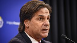 El presidente de la República, Luis Lacalle Pou