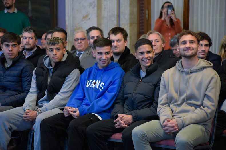 Beatriz Argimón recibió a la selección uruguaya de fútbol sub-20