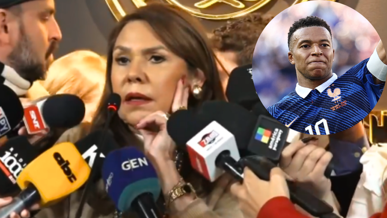 "Si sabe leer, que lea mi carta": senadora paraguaya redobló la apuesta contra Mbappé y cuestionó que sepa dónde está Paraguay